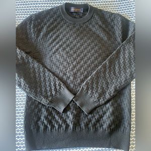 Authentic Louis Vuitton mens Damier wool sweater. Barely worn like new